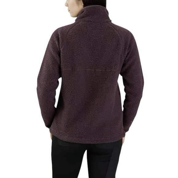 Carhartt Blackberry XS Relaxed Fit Snap Front Sherpa Fleece Pullover NWT - Picture 2 of 6
